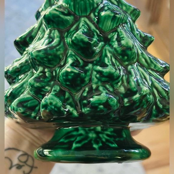 Vintage Ceramic Christmas Tree Napkin Holder - Picture 8 of 12